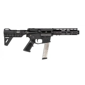 ATI MiIsport 9mm AR15 Pistol 5.5″ Barrel W/ FlashCan MLOK Forend & Blade Brace ATIG15MSP9ML7